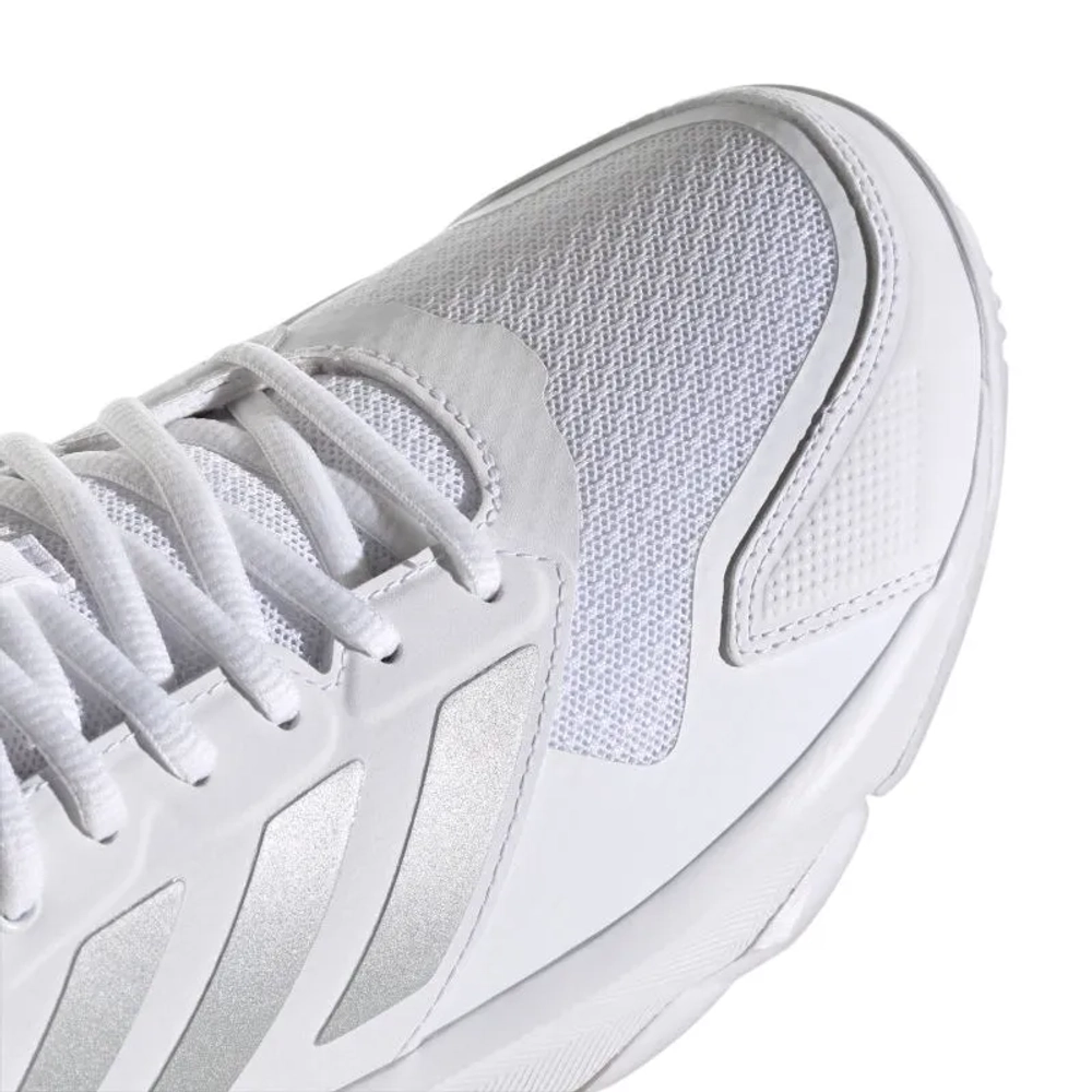 Женские теннисные кроссовки Adidas CourtJam Control 3 W - cloud white/silver metallic/frozen purple