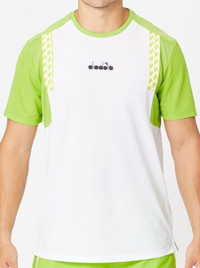 Мужская теннисная футболка Diadora SS T-Shirt Clay - optical white