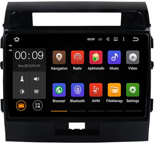 Магнитола для Toyota Land Cruiser 200 2007-2015 (экран климата внизу) - AIROC 2K RX-1111 Android 13, Быстрая, QLed+2K, CarPlay, SIM-слот