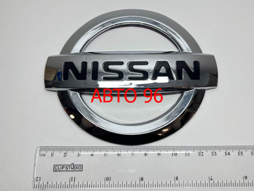 НЕТ - НН-081 / Nissan / Логотип (шильдик, надпись, эмблема) "Nissan" 13.5см для крышки багажника / решетки радиатора / капота (1 шт.) Оптом