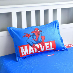 Постельное белье 1.5 Полуторка Сатин Детское Человек паук Marvel