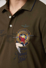 Поло муж AERONAUTICA 1706 зеленая, девочка