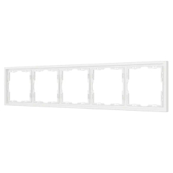 Рамка пластиковая FRM-NOBE-SFPL-5-WH (Arlight, -) 054227
