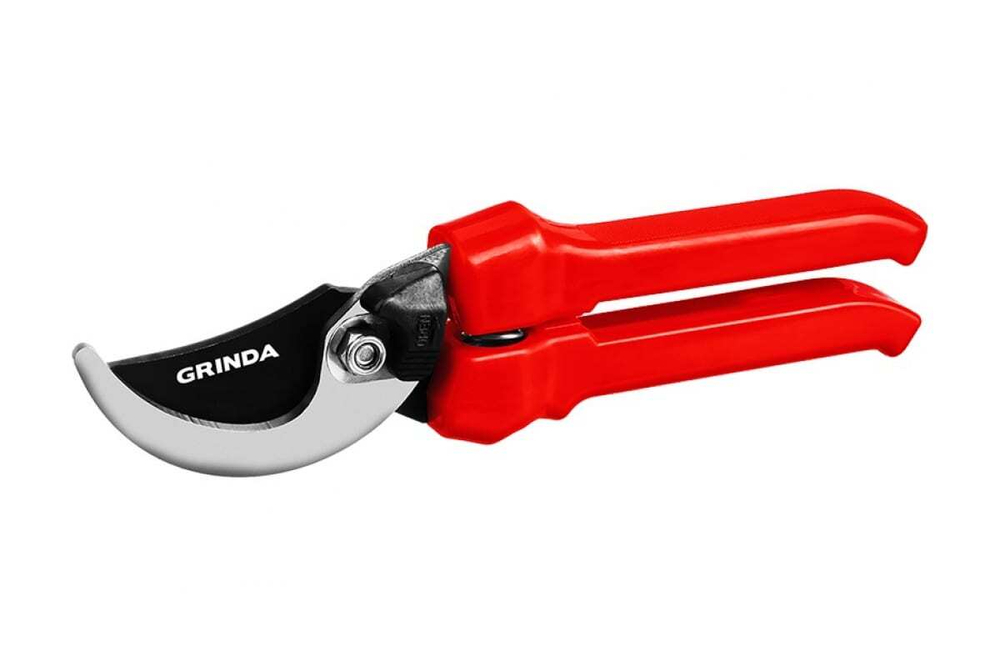 Секатор GRINDA G-33 (220мм) с рельефным лезвием, макс. диаметр реза - 15мм