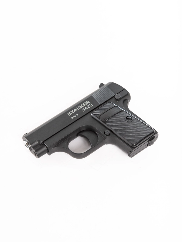 Пистолет пневм. Stalker SA25 Spring (аналог Colt 25), к.6мм, мет.корпус,маг.7шар,черн