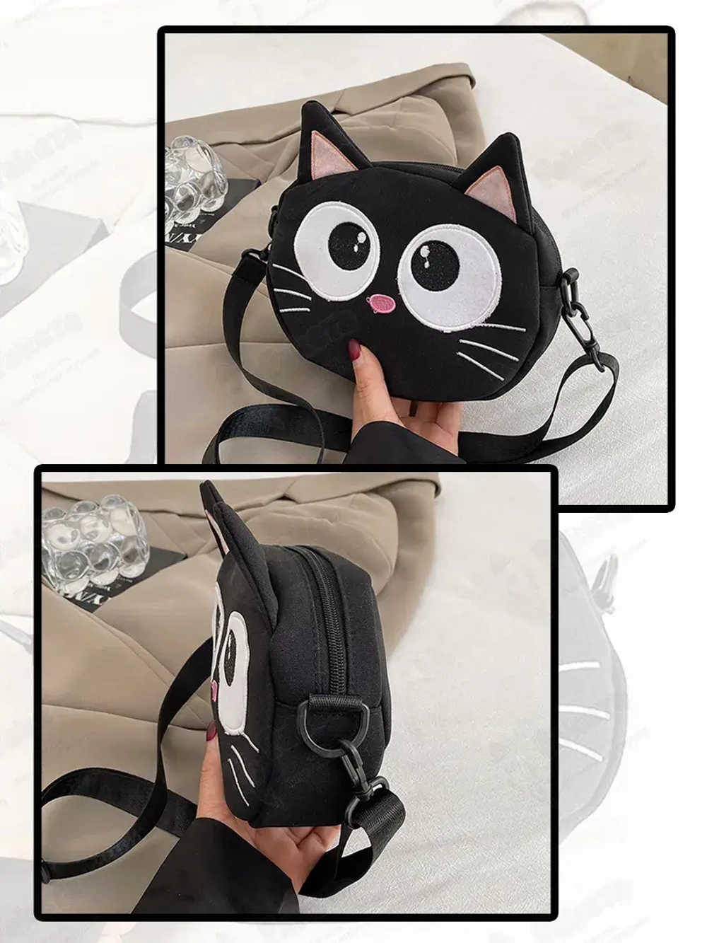 Сумка для девочки подростка через плечо сумочка игрушка кот