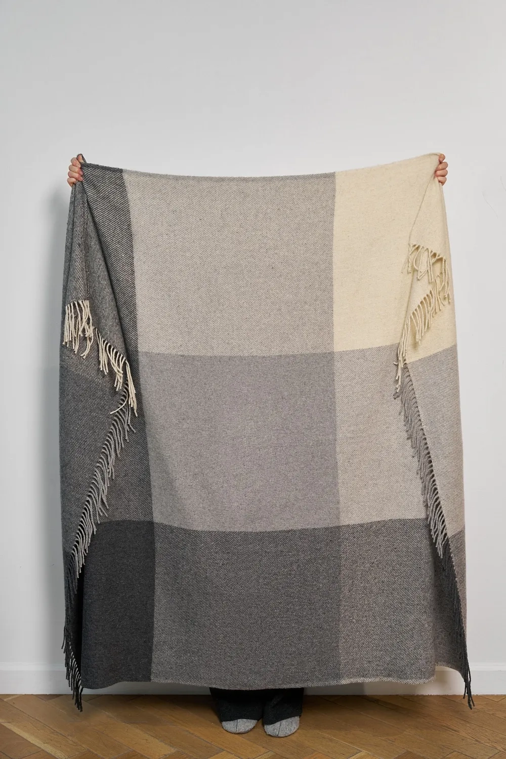Плед Luxberry Woolen Серо-графитовый