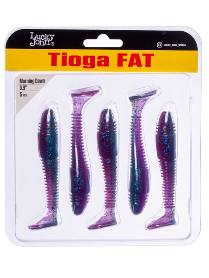 Виброхвосты съедоб. искусст. LJ Pro Series TIOGA FAT 3.9in (10.00)/T91 5шт.