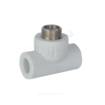 Тройник PP-R комбинированный белый Дн 25х3/4" НР VALFEX 10128025