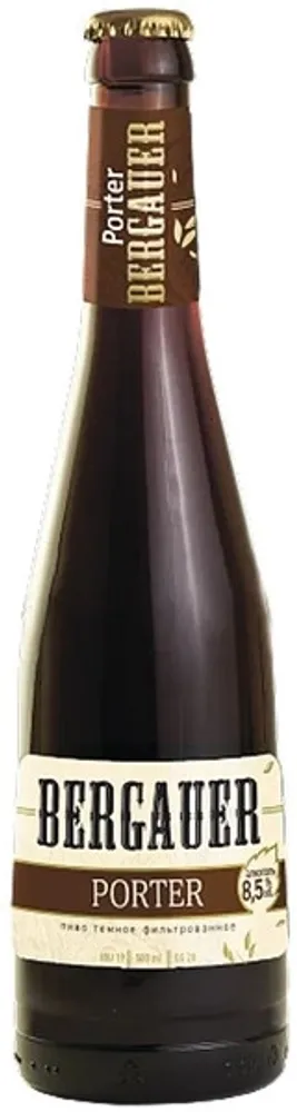 Пиво Демидовские пивоварни Бергауэр Портер / Demidov Brewery Bergauer Porter 0.5 - стекло