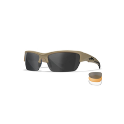 Очки баллистические Wiley X Valor 2.5 Clear/Grey/Light Rust Tan Frame