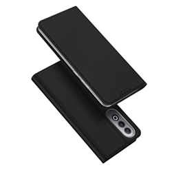 Чехол книжка из PU кожи черного цвета от Dux Ducis для смартфона OnePlus Nord CE4 и OPPO K12, K12 Plus, серия Skin Pro Series Case