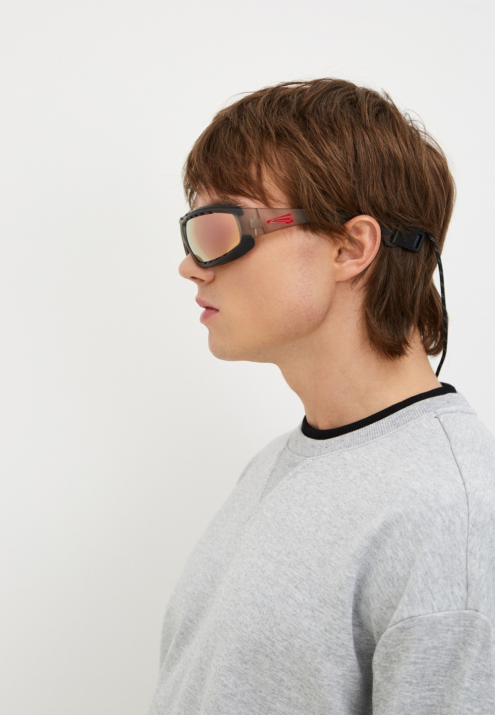 Спортивные очки LiP Typhoon / Trans. Grey - Black / Zeiss / PA Polarized / Rose Gold Lens