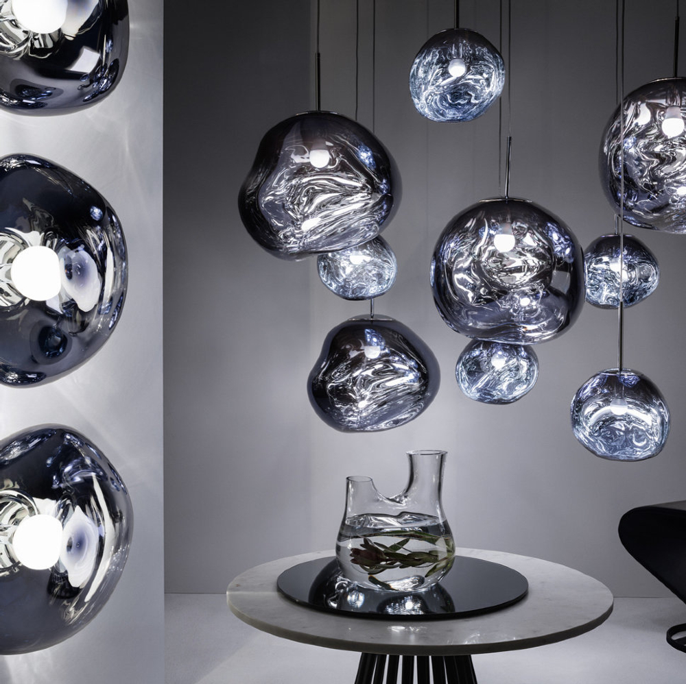 подвес Tom Dixon melt ( chrome )