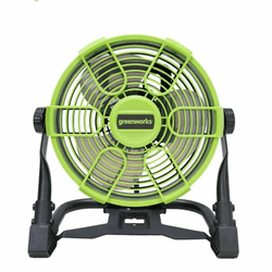 Вентилятор с гибридным питанием Greenworks G24FAN 3503407 24V/110-240V 25.4 см, 14.2 м/мин, без аккумулятора и зарядного устройства, арт. 3503407