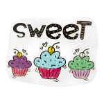 Термотрансфер "Sweet" 20х14 см, 1 шт, Gamma "M" №02 M-220