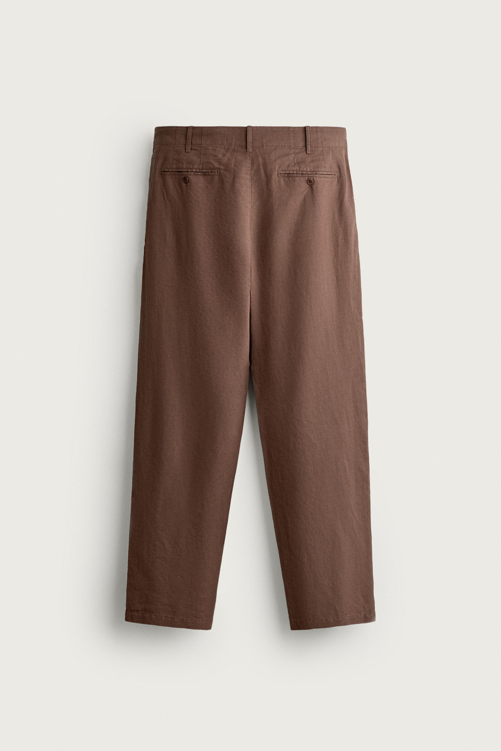 БРЮКИ RELAXED FIT ИЗ КОНОПЛИ И ХЛОПКА — ZARA