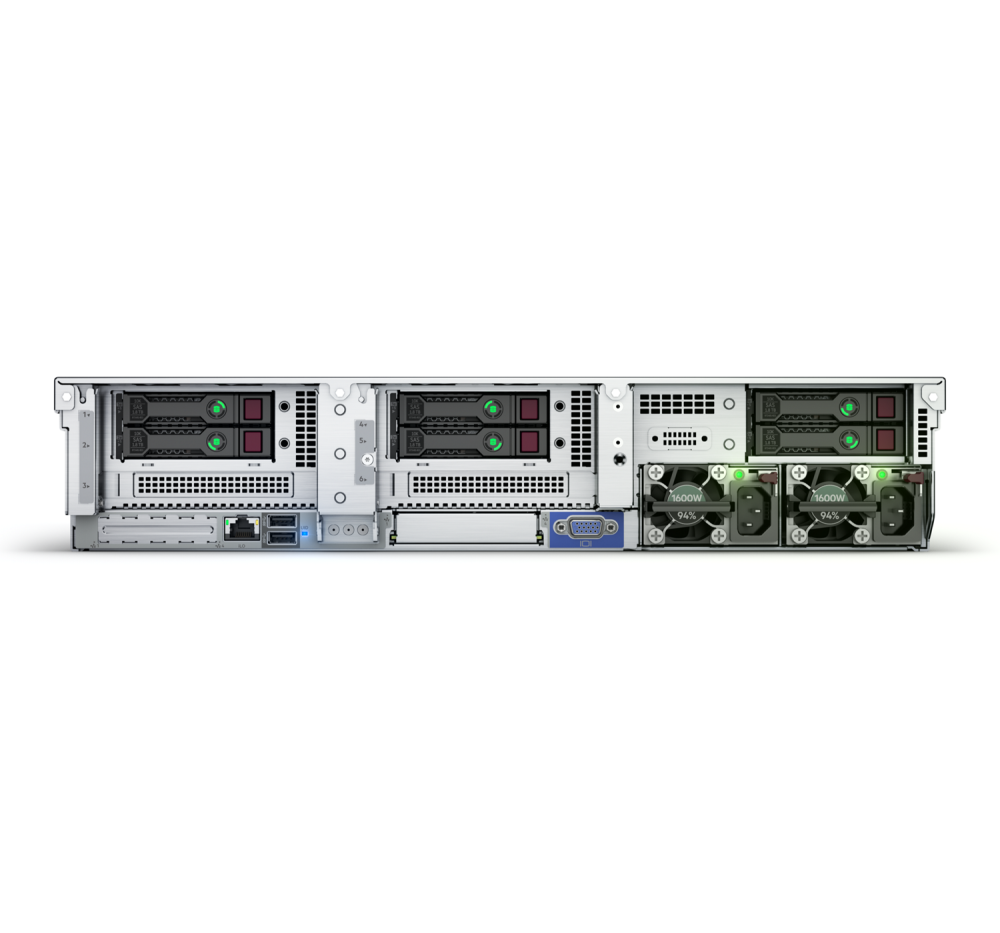 Стоечный сервер - HP Enterprise ProLiant DL385  Gen10 Plus, 2U, 8x 3.5“, 1x EPYC[7262] 8 Cores, 16Gb, P07594-B21