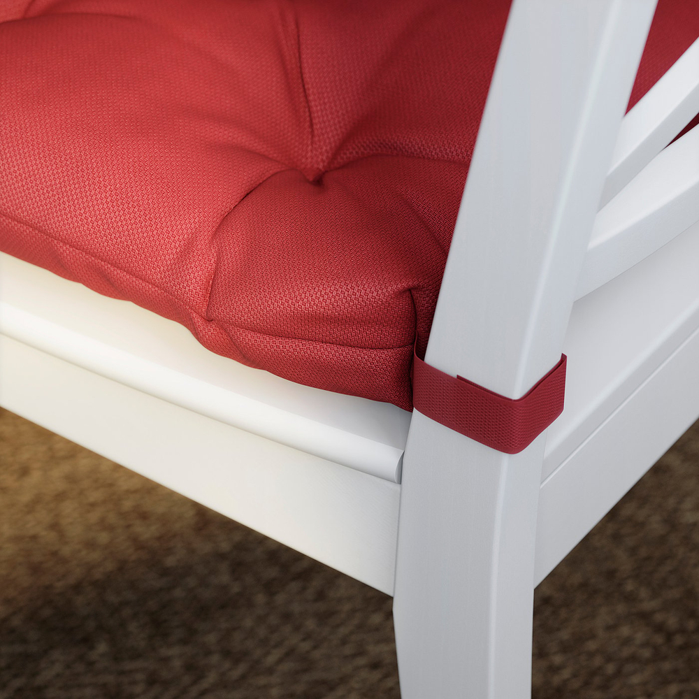 IKEA MALINDA  (ИКЕА МАЛИНДА)  -  Подушка на стул - тёмно-красный 40/35x38x7 см
