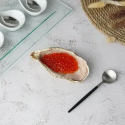 Блюдо для подачи 12,6*6,6 см h3,2 см 15 мл емкость для закусок Pearl Shell Frutti di Mare P.L. [1]
