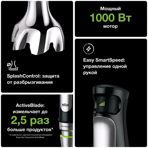 Погружной блендер Braun Multiquick 7 MQ7035X
