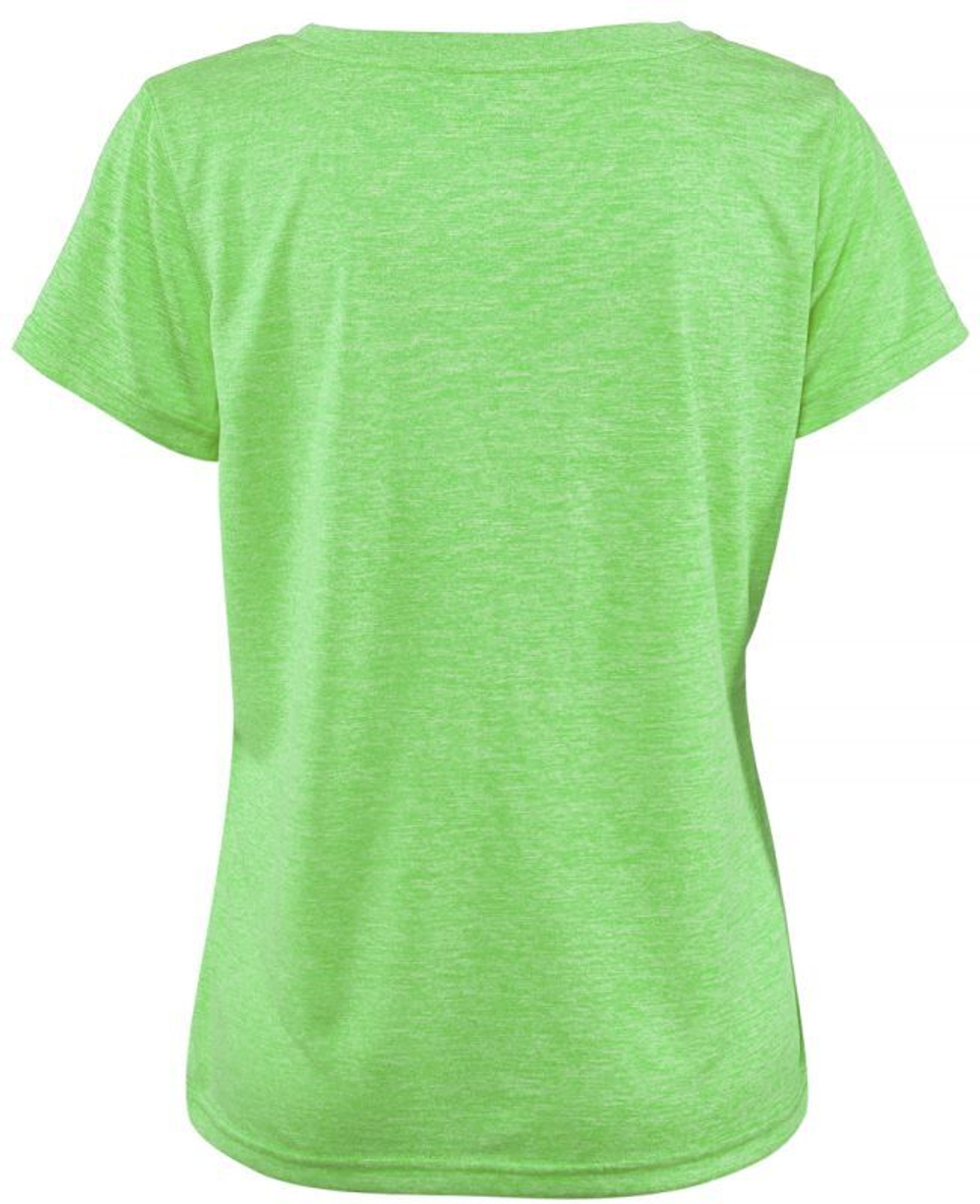 Женская футболка теннисная Wilson Uwii Script Tech Tee - blade green