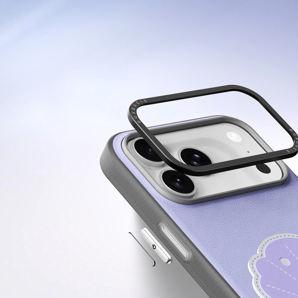 Чехол фиолетового цвета (Shell Edition) для iPhone 17 Pro Max, серия Luvy Series (со съемным ремешком) от Dux Ducis