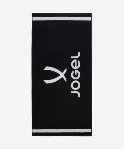 Полотенце спортивное JOGEL ESSENTIAL 2 Towel, 70х140, черный/белый