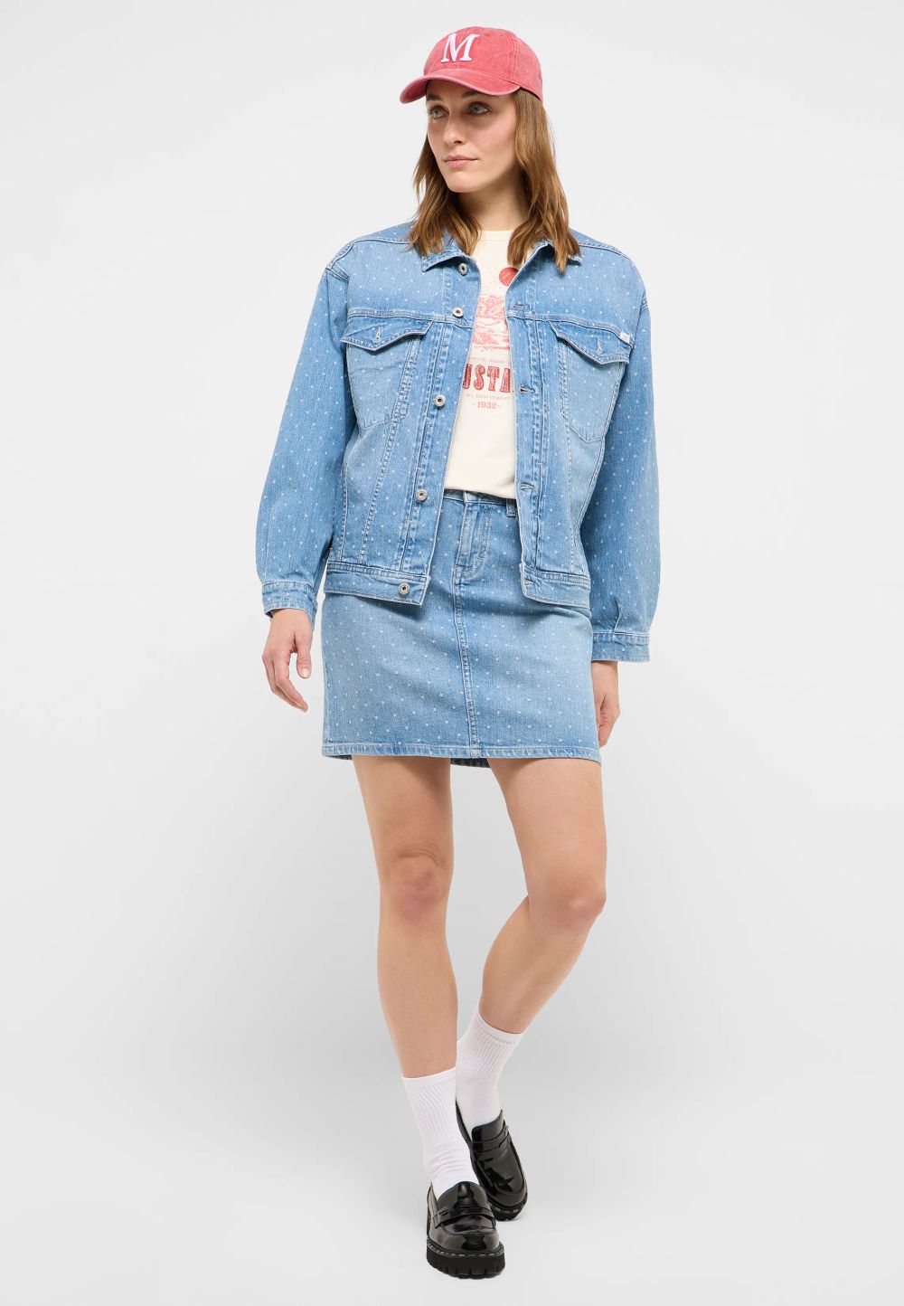 Юбка джинсовая женская MUSTANG Style Beatrice Denim Skirt