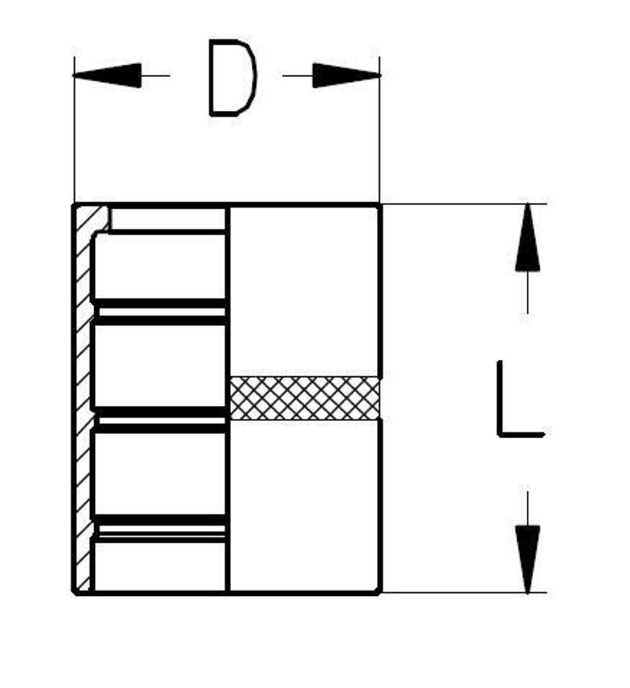 Муфта DN 12 R6/R7/R8 производства TIEFFE
