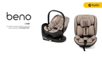 Детская коляска Tutis Leo 3 Plus 4 в 1 с автокреслом Beno Beige и базой 1582068 Warm Grey