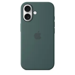 Чехол Silicone Case MagSafe для iPhone 16 Зеленый