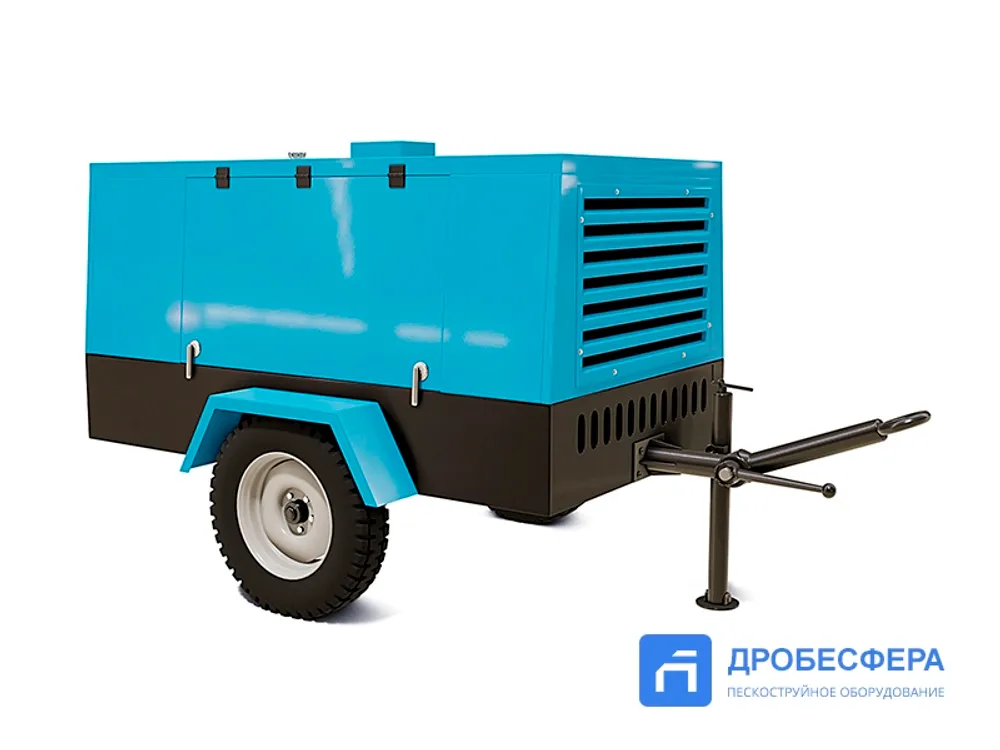 Передвижной дизельный винтовой компрессор, DLCY-18/17F-C