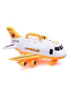 Игровой набор Самолет с строительной техникой (660-A240)