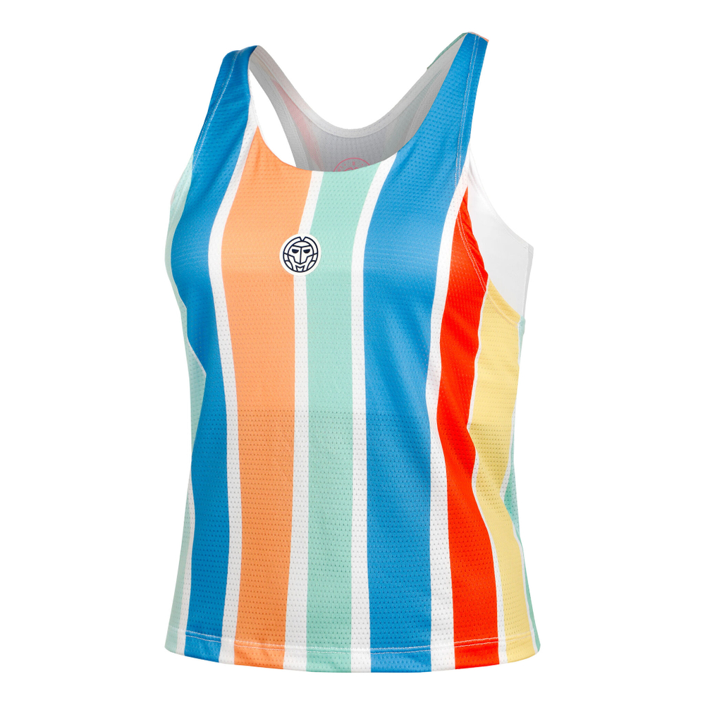 Женская теннисная майка BIDI BADU Paris 2in1 Tank Top Women - Multicoloured