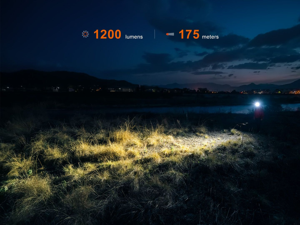 Налобный фонарь Fenix HM55R черный, 1200 люмен, 175 метров, до 140 часов, USB Type-C, дальний/ближни