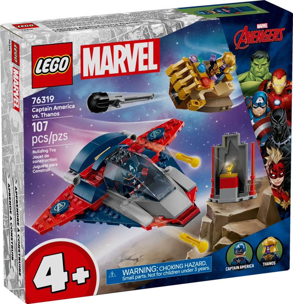 Конструктор LEGO Marvel 76319 Капитан Америка против Танос