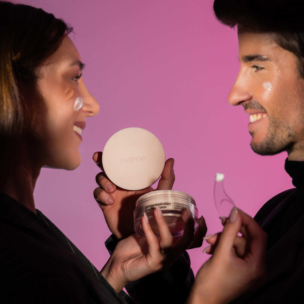 Biome Face Cream Двухфазный крем 2в1 для лица 90мл упругость и эластичность кожи