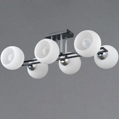 IL0791-6CSQ-25 BK CR TRENTO светильник потолочный ILLUMICO, E27х6