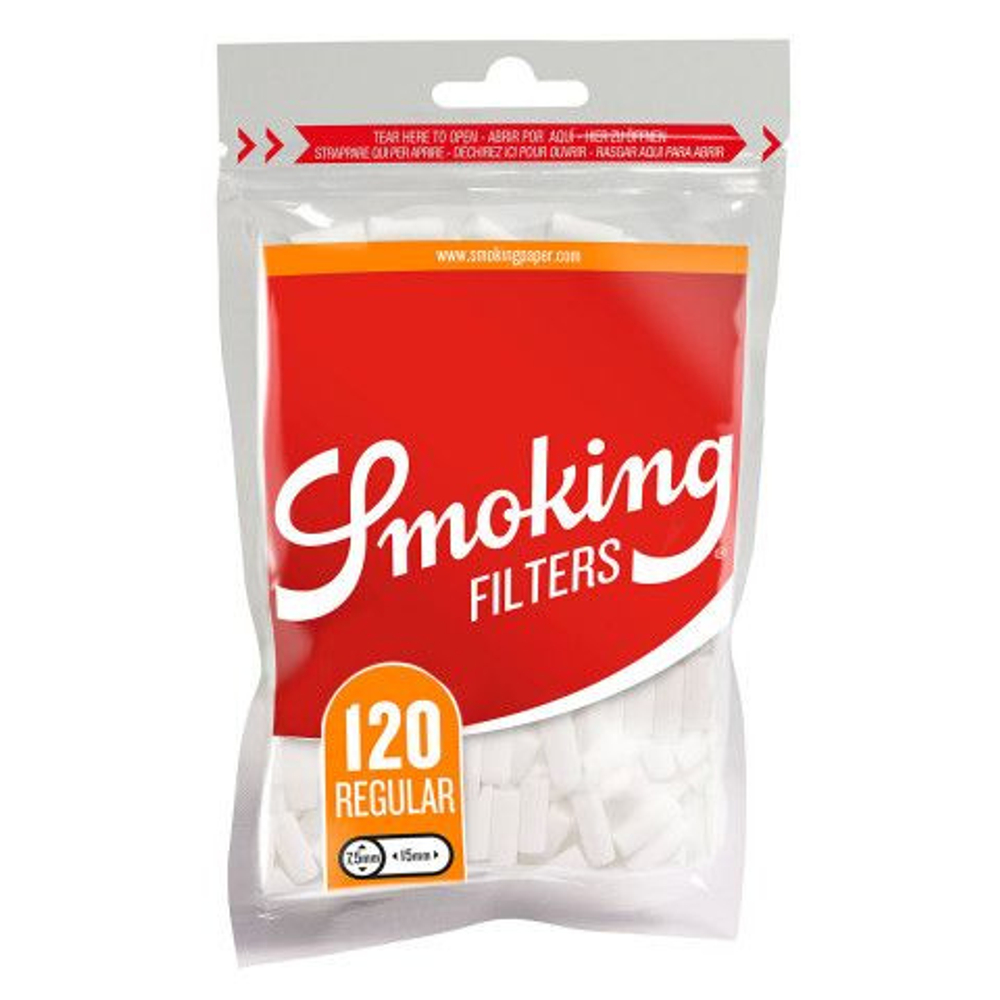 Фильтры для самокруток Smoking Регуляр 120шт.