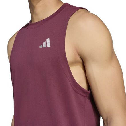 Мужская теннисная футболка Adidas Sleeveless — maroon