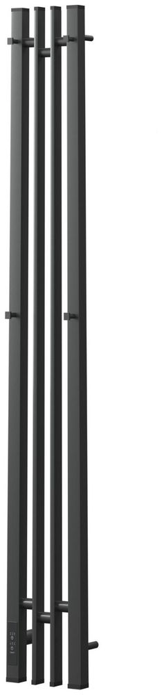Полотенцесушитель электрический Point Фрея PN20722GB П2 140x1200 диммер слева, графит блеск