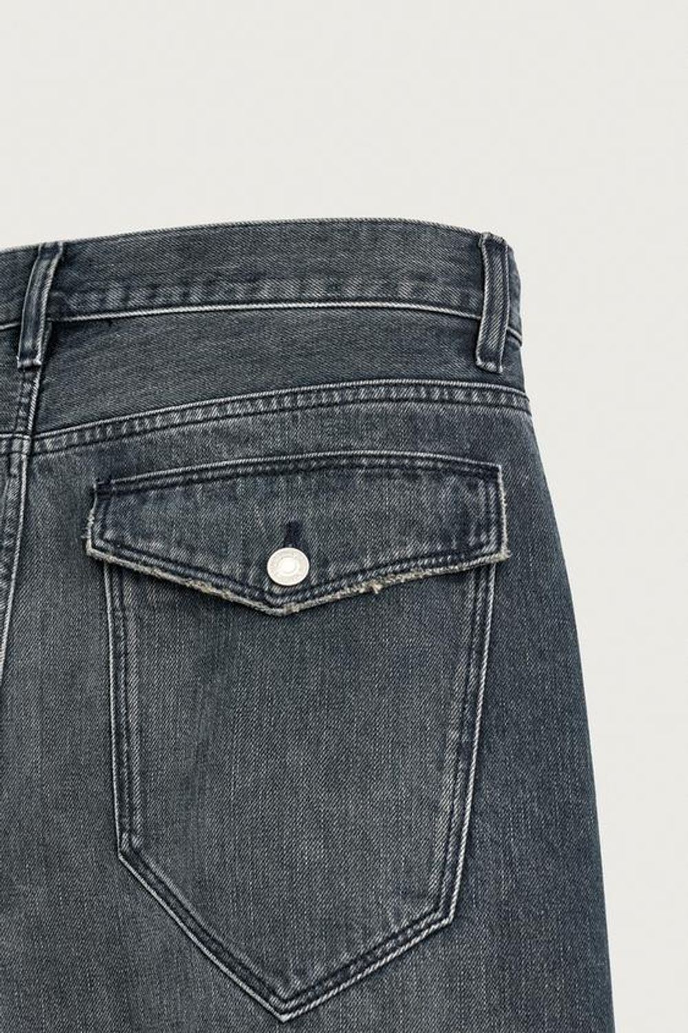 ZARA ДЖИНСЫ LOOSE FIT С ПОВОРОТНЫМИ ШВАМИ, СИНИЙ