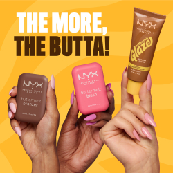 NYX Professional Makeup Buttermelt Glaze - Тонирующий крем для лица с SPF 30 оттенок 08 Nutmeg Butta, 30 ml