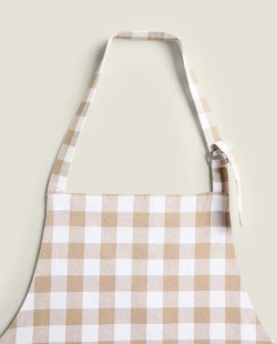 ZARA HOME ХЛОПКОВЫЙ ФАРТУК В КЛЕТКУ