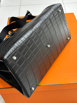 Дорожная сумка Hermes из кожи Нильского Крокодила