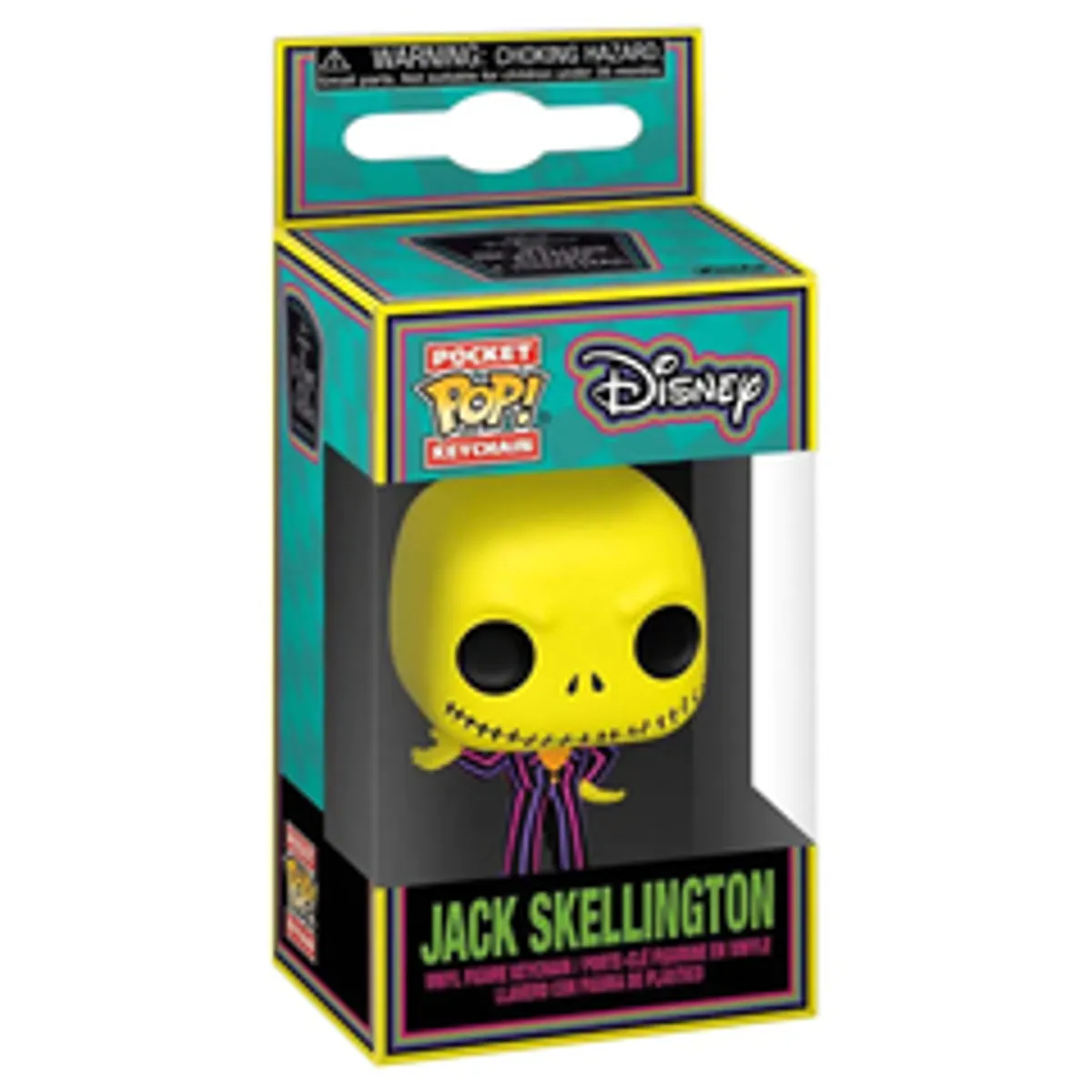 Брелок Funko POP! Disney. The Nightmare Before Christmas: Jack Skellington (Blacklight)