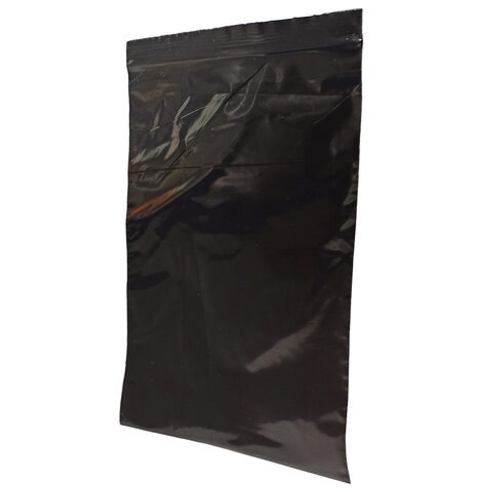 Пакеты ZIP-LOCK очерь прочные, комплект 100 шт., 150x200 мм,, 80 мкм,черные, BRAUBERG, 608930