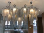 Pendant design lamp Stream by Terzani (Silver)