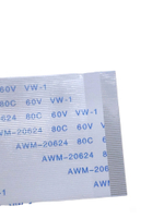 Шлейф FFC 60-pin Шаг 0.5mm Длина 15cm Прямой A-A AWM 20624 80C 60V VW-1